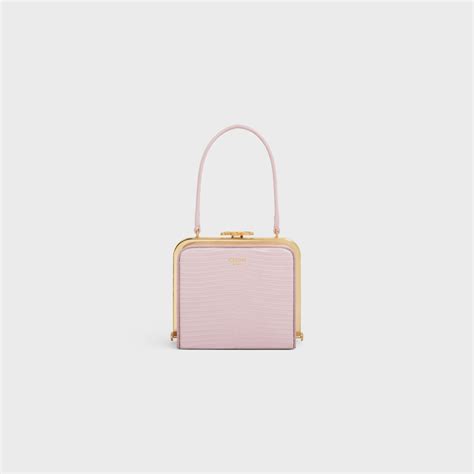 celine lana minaudiere pink bag